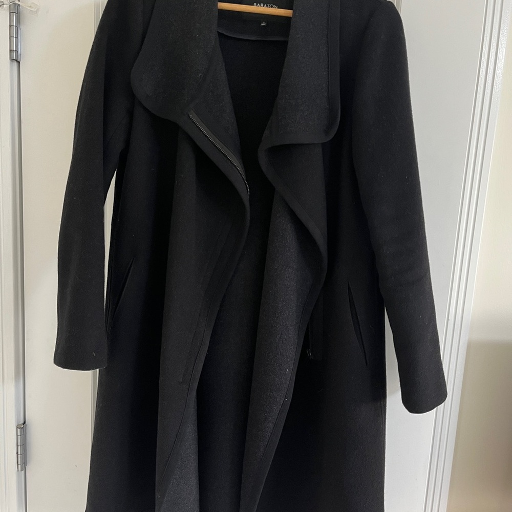 Babaton Classic Black Trench Coat